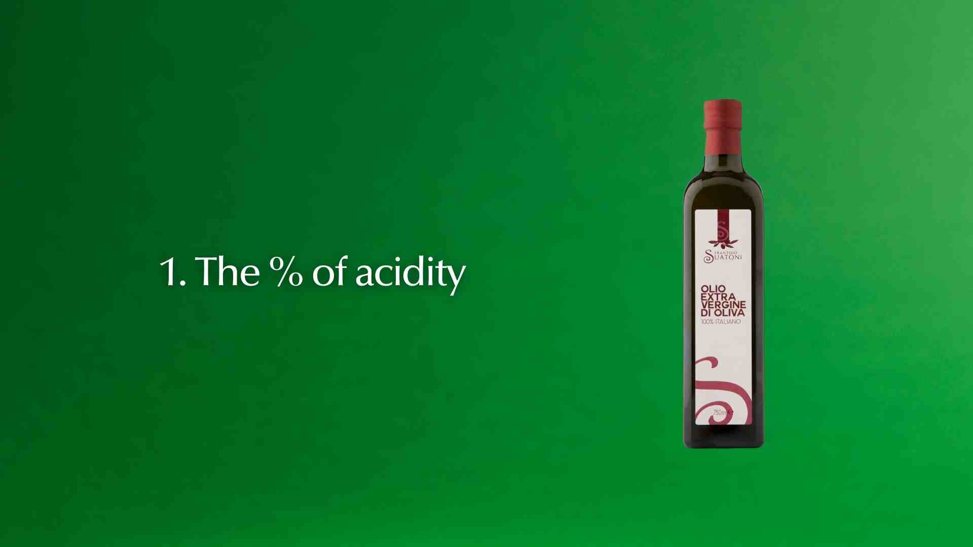 Extra virgin olive oil vs olive oil Frantoio Suatoni